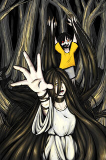 Myself, digital illustration, 1080 x 1920 px